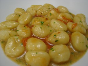 gnocchi di patate ai ricci di mare1