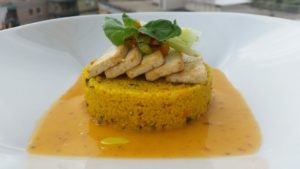 Couscous-alle-verdure tofu-arrosto-ed-essenza-vegetale